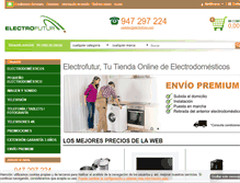 Tablet Screenshot of electrofutur.com